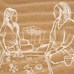 Sand Tray Therapy Illustration